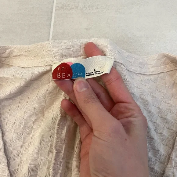 Free People Beach Isola One-Piece Maxi Jumpsuit Salt - Picture 10 of 10